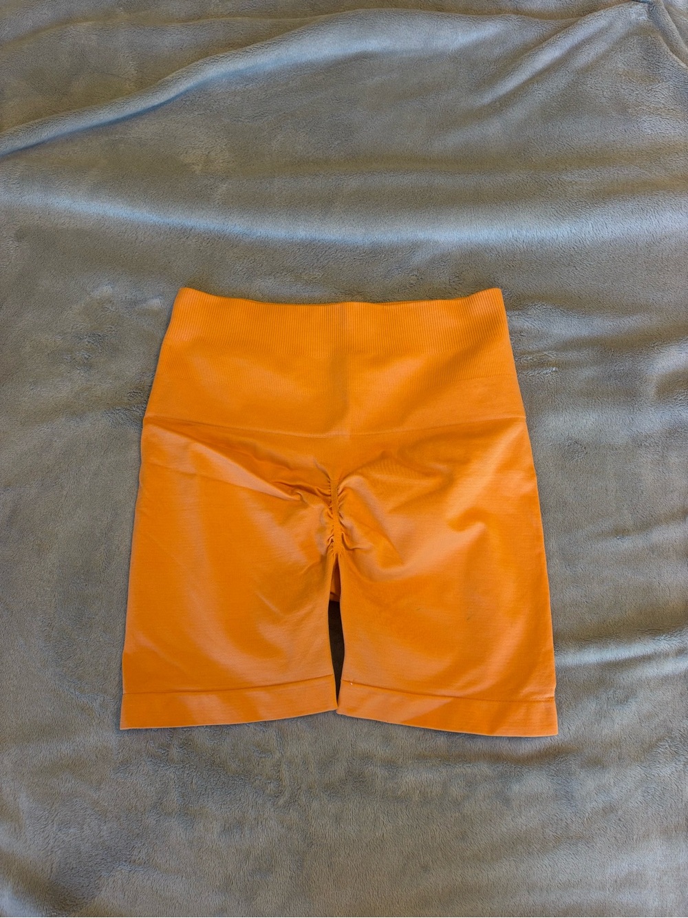 Orange Biker Shorts